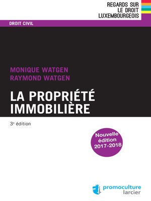 cover image of La propriété immobilière